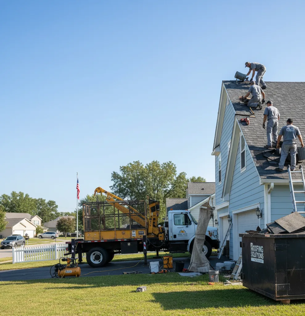 Roof Repair in Schoolcraft